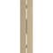 Ekena Millwork Rustic Two Board Spaced Board-n-Batten Smooth Faux Wood Shutters w/Z-Board, 11 1/2W x 60H, PR SHUBSZ11X60SMPR - alternate 2